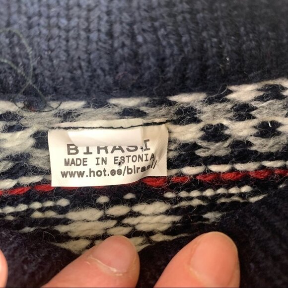 Birasi Kids 100% Wool Fair Isle Sweater - Picture 3 of 7